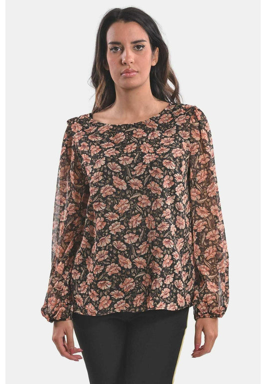 LIU JO Shirt CON STAMPA FLOREALE LIUJO Black (LI621E05C-Q11) Women