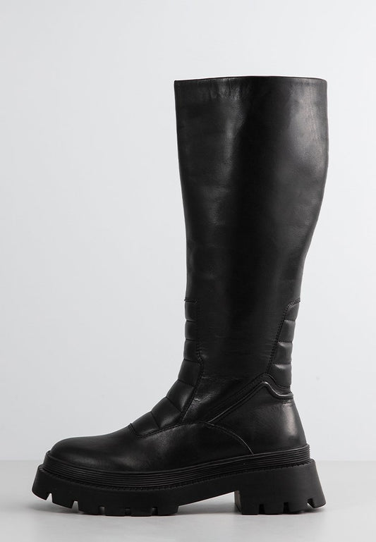 Lazamani high biker boot Black (ZZO27TZ11-Q00) Women