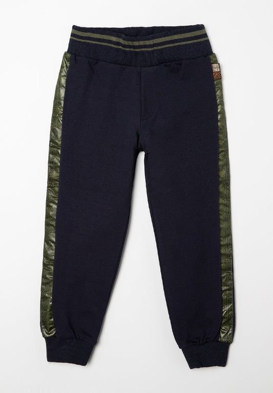 Roberto Cavalli Junior boy jogging pant heraldic logo dark blue (ZZO1RD152-K00) Kids