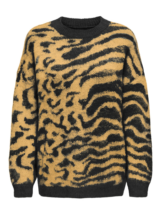 Only ONLWILD LS JQ LONG O-NECK CC KNT (21125411) Women