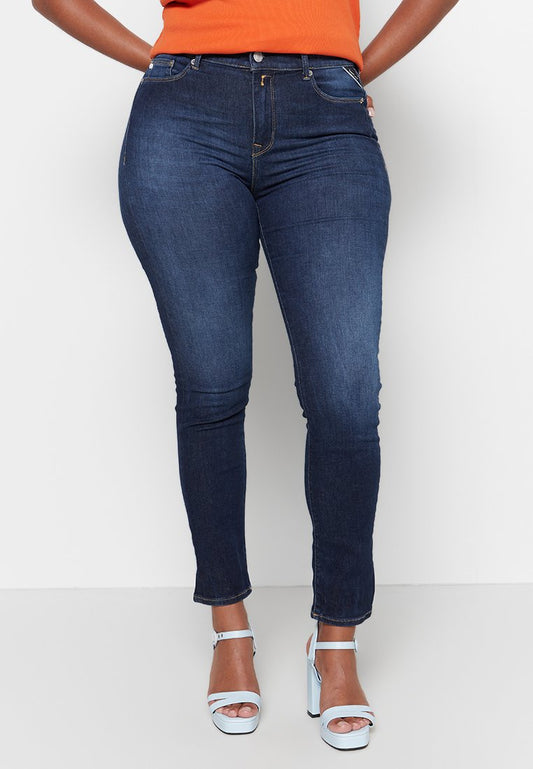 Replay 11.5 OZ RECYCLED HYPERFLEX STRETCH DENIM Dark Blue (ZZO2B5BAA-K00) Women