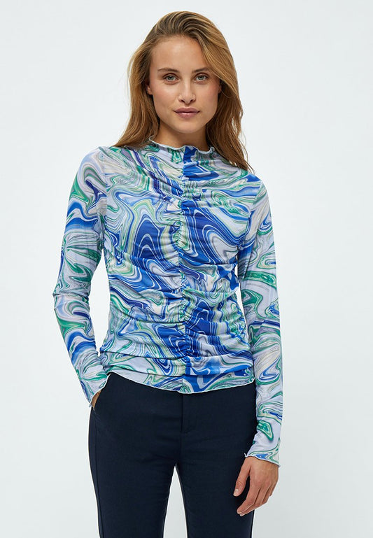 Minus Jamia Long Sleeve T shirt Light Green (ZZO2A8L14-M00) Women