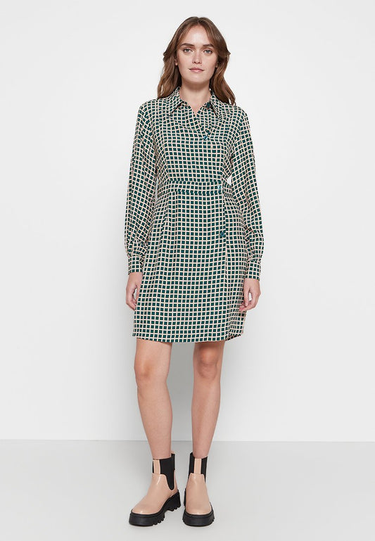 Marc O'Polo DENIM Dress, longsleeve, a shaped Dark Green (ZZO217M01-K00) Women