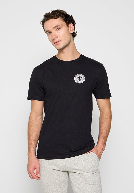 Fanatics Small Retro Crest T Shirt Black (ZZO2TYW04-Q00) Men