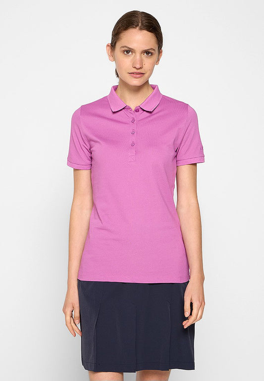 Calvin Klein Golf PERFORMANCE COTTON PIQUE POLO Purple (ZZO2JVT25-I00) Women