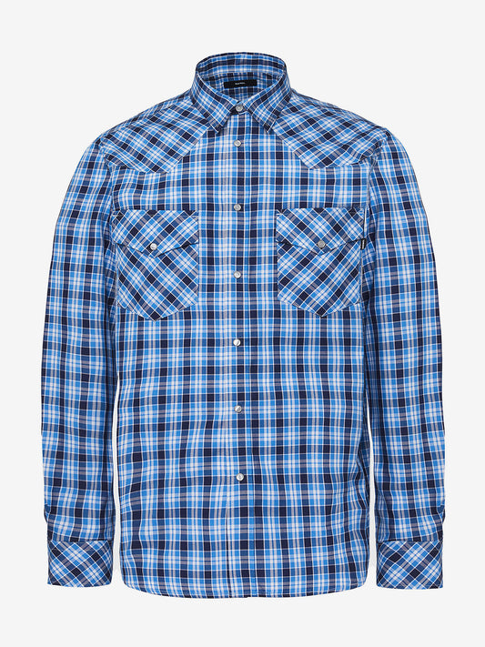 Diesel Plaid Shirt East Blue (A00098-0SAZL-3324598) Men