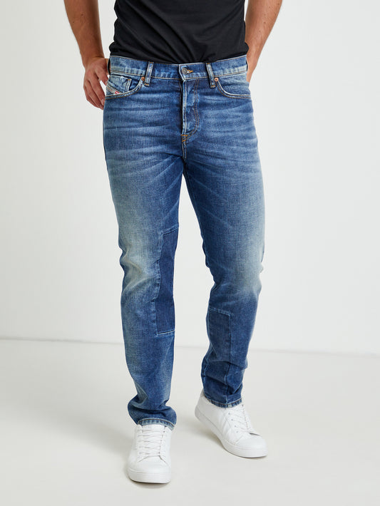 Diesel Fining Blue Skinny Fit Jeans With Embroidered Effect (A02237009SV01-3319780) Men