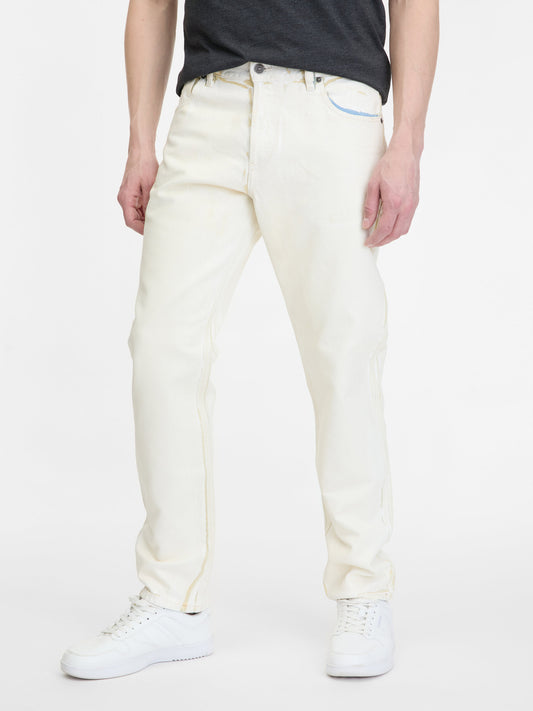 Diesel Cream Straight Fit Jeans White (A0430209C841A-3797026) Men