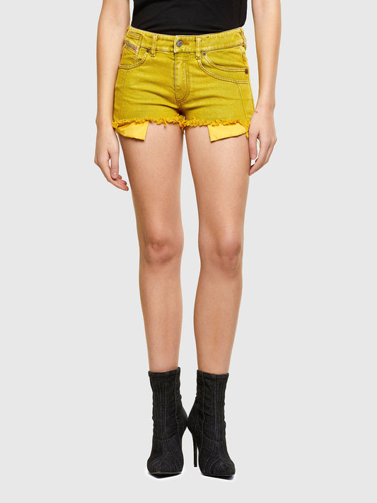 Diesel Mustard Denim Shorts Yellow (A04510-0CBBT-3325798) Women