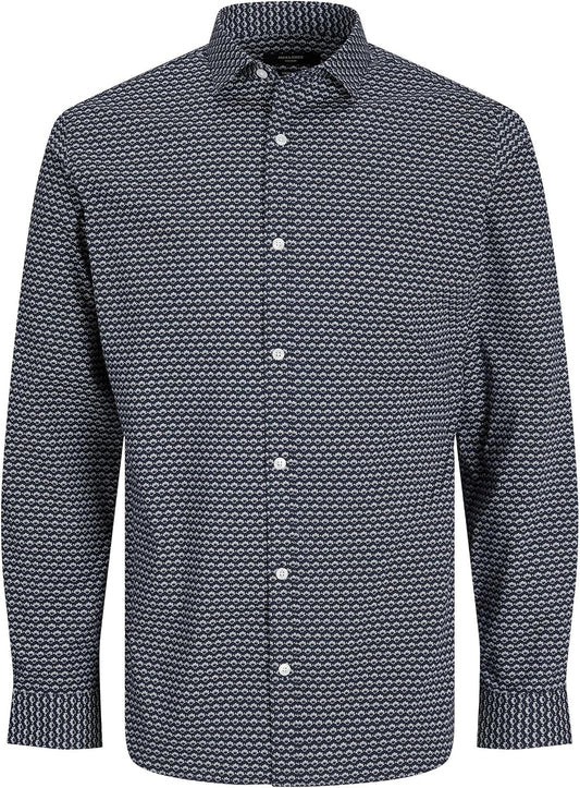 Jack & Jones Premium JPRBLABLACKPOOL STRETCH SHIRT LS SS24 SN Night Sky (12251125-Night Sky) Men