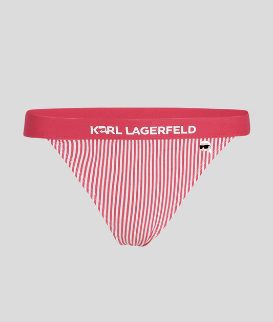 Karl Lagerfeld Ikon Stripe Brief Raspberry-White Stripe (A2W470031TM) Women
