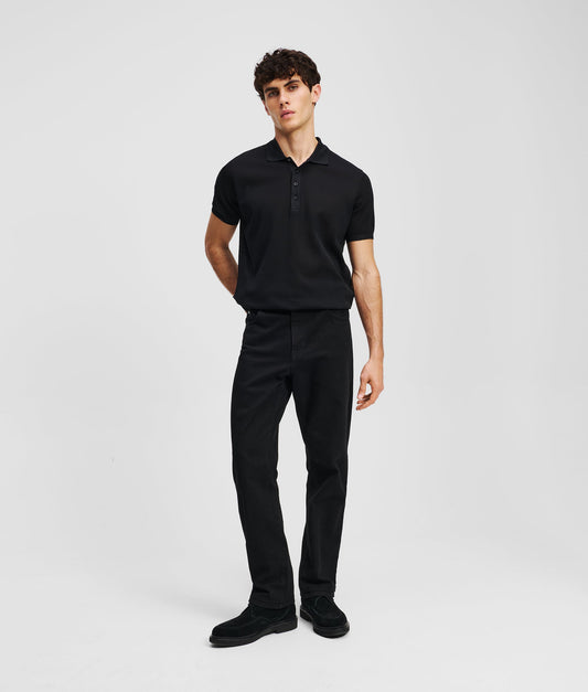 Karl Lagerfeld Jeans With Zipper Details Black (A3M10108999) Men