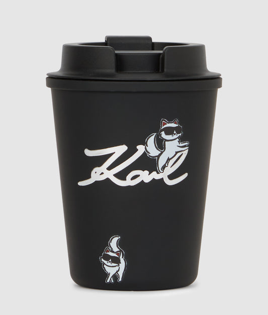 Karl Lagerfeld Ikon Choupette Travel Mug Black (B1W42003999) Women