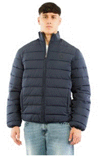 Bikkembergs Down Jacket Black Iris (Blue Navy) (BMG12637010) Men