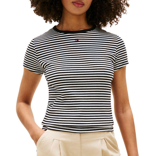 Tommy Hilfiger Essential Slim Rib-Knit Shirt (DW0DW17383) Women