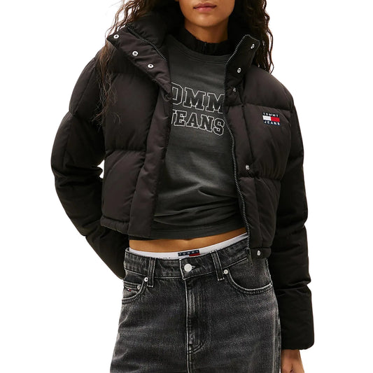 Tommy Hilfiger Alaska Grid Cropped Winter Jacket (DW0DW21624-BDS) Women