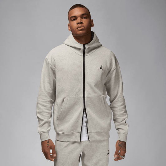 Jordan Sport Hoop Fleece Men's Dri-FIT Full-Zip Hoodie Grey Heather/Black (FV8602-050) Men