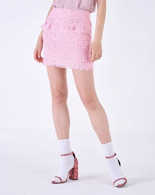 Silvian Heach Miniskirt Itusi Pink Goss (GPP24307MG) Women