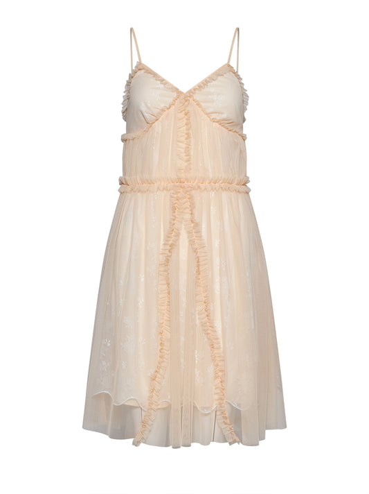 Silvian Heach Short Dress Virat Pink Cream (GPP26287VE) Women