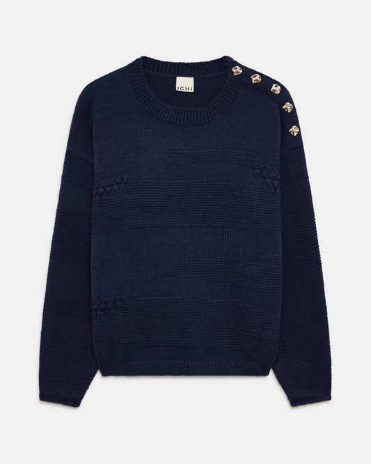 ICHI Jumper Blue (20J14709C3) Women