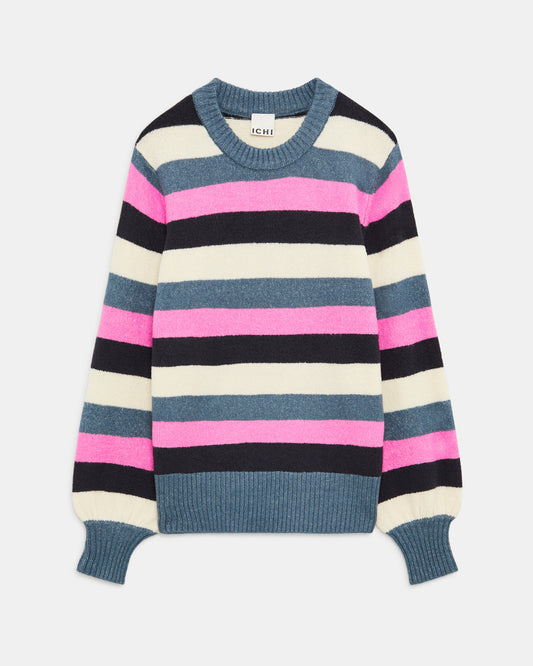 ICHI Jumper Blue Petrol (18J5349C26) Women