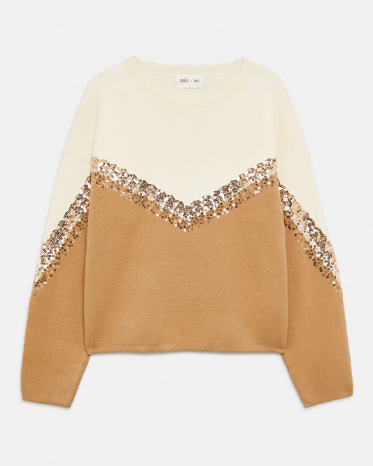 INDIE+MOI Jumper Taupe (18J5856C33) Women