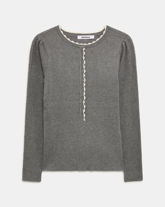 SOFT REBELS Jumper Grey (20J9490C8) Women