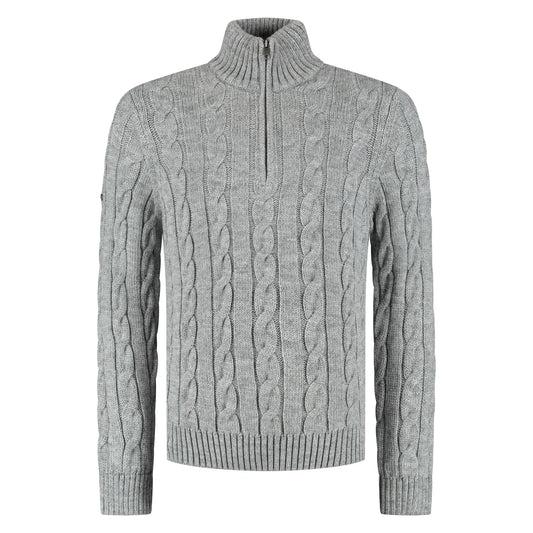 Superdry Jacob Cable Knit Half Zip Sweater (M6110698A-40Q) Men