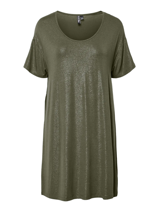 Alice Short Sleeve Glitter Dress Deep Lichen Green (17162459) Women