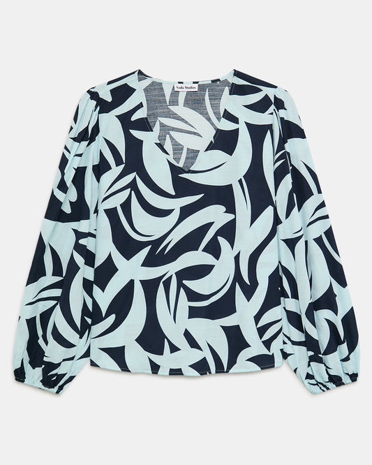 Aada Studios Blouse Blue (207691C3) Women