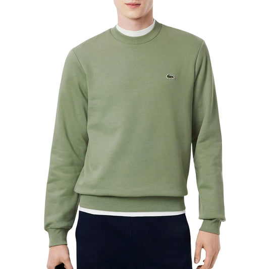 Lacoste Bio Cotton Fleece Crew Sweater (SH9608-S86) Men
