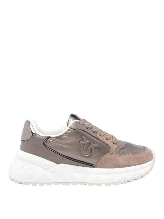 GEM 07 - SNEAKER COW SUEDE/FABRIC N/CALF LEATHER TABACCO Women