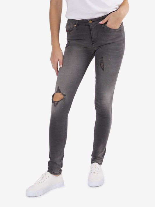 Diesel Skinzee Skinny Fit Jeans Grey (SUNICE-3134625) Women