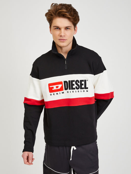 Diesel Cream And Black Hoodie (SUNICE-3574960) Men