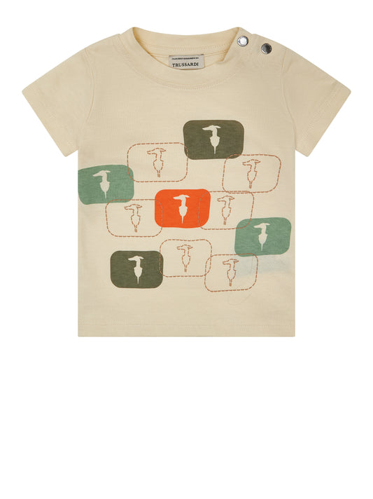 Trussardi Junior T-Shirt Zorlan Beige N.E (TIP26047TS) Kids