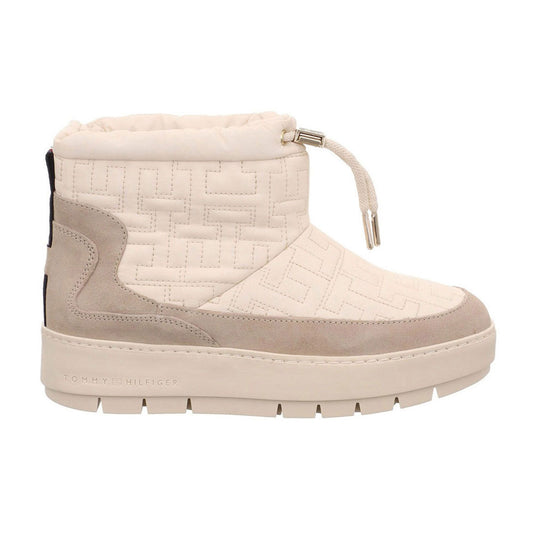 Tommy Hilfiger Monogram Snowboots Cream / Beige (FW0FW07637-YBH) Women