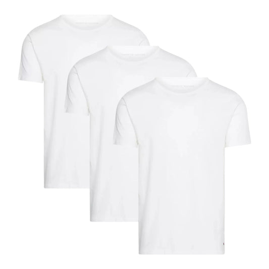 Tommy Hilfiger Stretch Crewneck Shirts (3-pack) (UM0UM03138-0WT) Men