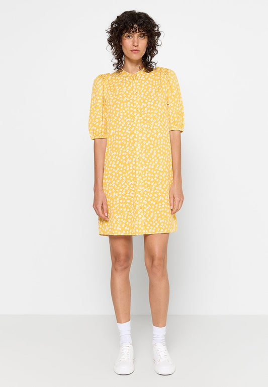 JDY DIONA 2/4 SHIRT DRESS WVN LO Yellow (ZZO20M303-E00) Women