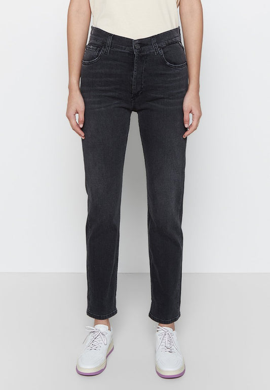 Replay MAUKE STRAIGHT Pants Dark Grey (ZZO1YBS76-C00) Women