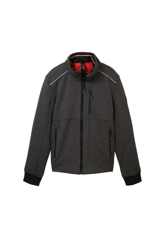TOM TAILOR Jackets Jacket with verdeckter Kapuze Anthracite (TO222T0EO-Q11) Men