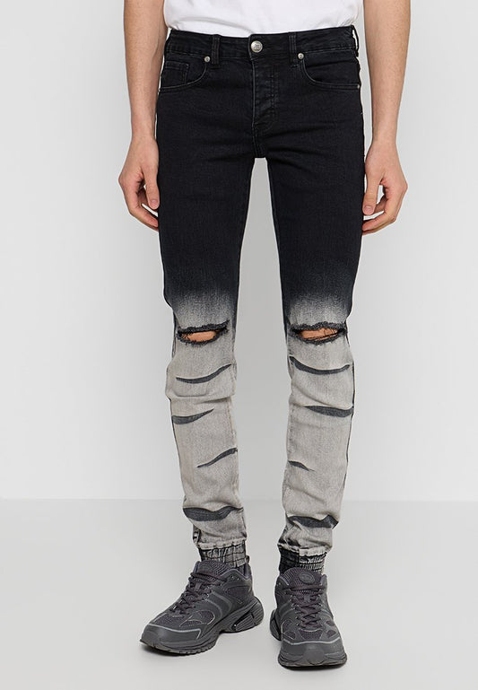 DENIM WITH ELASTICATED HEM & D Men