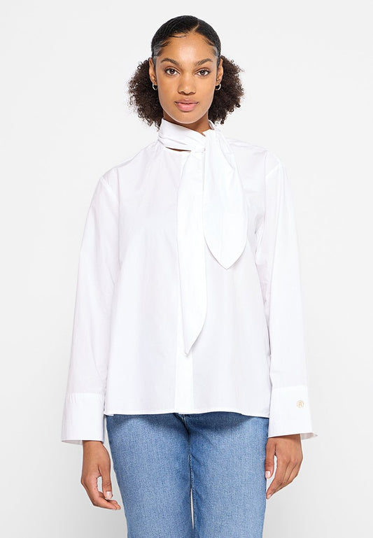 Tommy Hilfiger EID BOW BLOUSE White (ZZO2U1LAJ-A00) Women