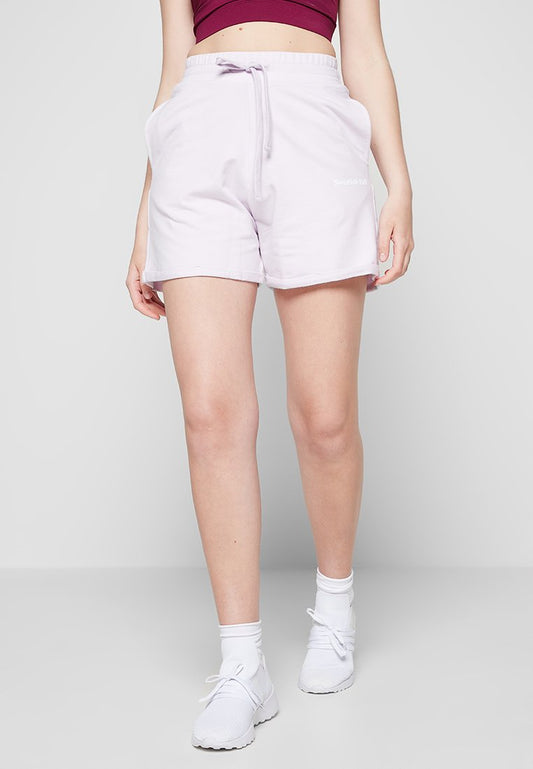 Swedish Fall Retreat Sweat Shorts Lavender Lilac (ZZO1PCQ47-I00) Women