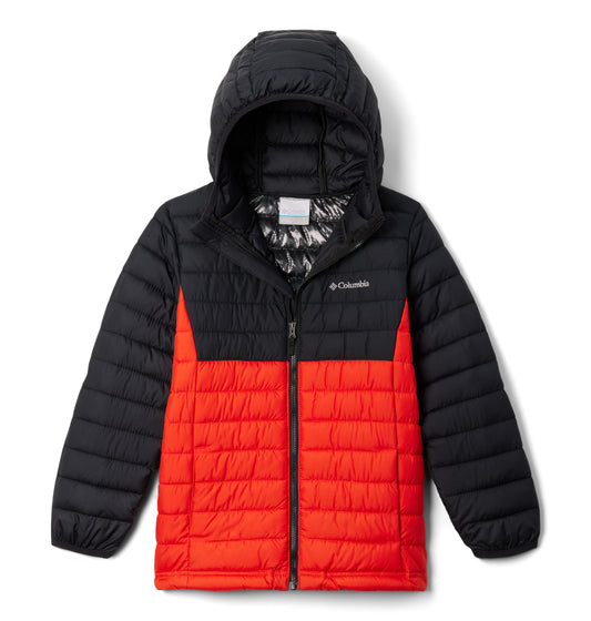 Columbia B Powder Lite II Hooded Spicy, Black (2090023839) Kids