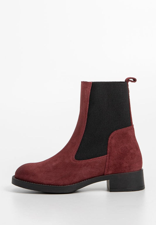 Steve Madden Zaida Biker Boots Bordeaux (ZZO36YR02-G00) Women
