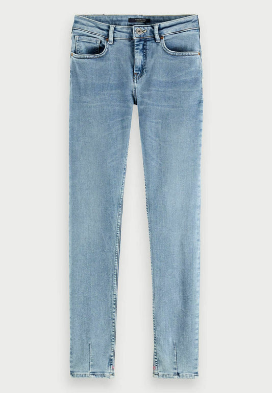 Scotch & Soda La Bohemienne Plus mid rise skinny fit jeans Solorize Blue Denim (SC321N04Q-K11) Women