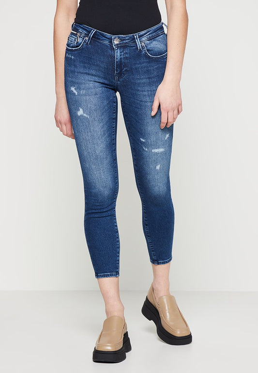 ONLY ONLISA REG SK ZIP ANK REA054 Blue (ZZO178402-K00) Women