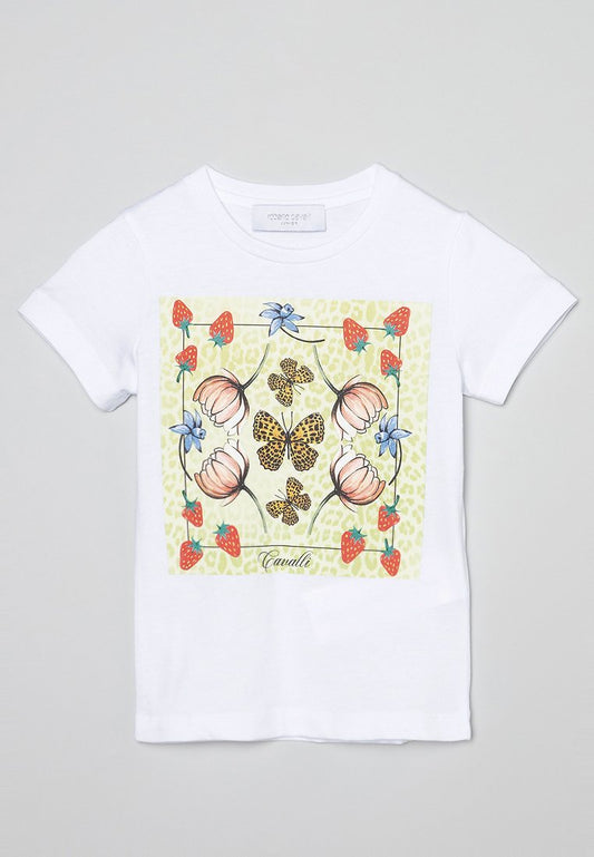 Roberto Cavalli Junior t shirt White (ZZO1Y6M53-A00) Kids