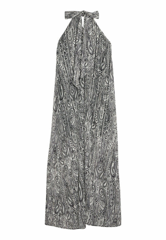 Liu Jo Jeans Long dress with bow White (L2521C0A1-A11) Women