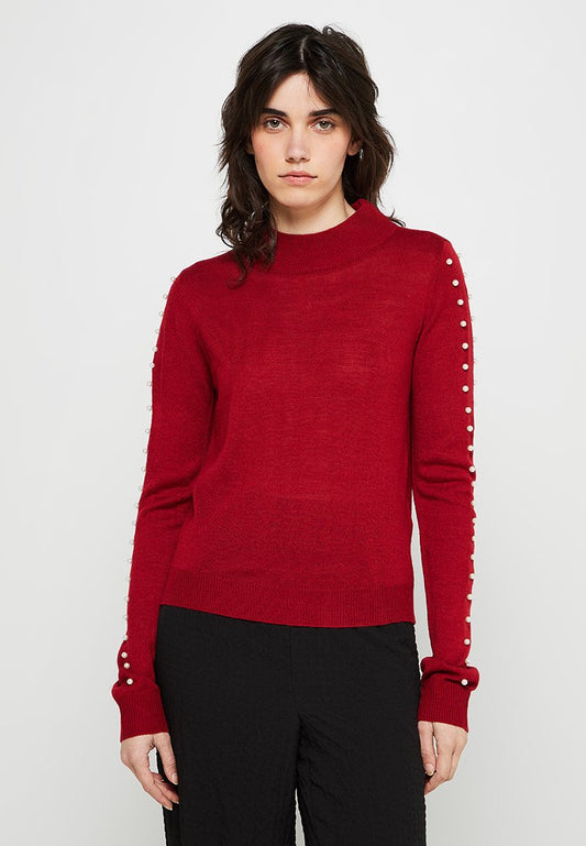 Pieces Jumper FEM KNIT PC100 Red (ZZO1T1R13-G00) Women